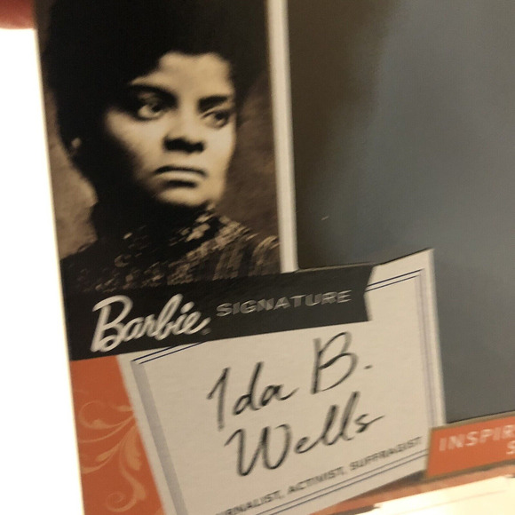 Mattel Barbie Signature Ida B. Wells Barbie Inspiring Women Fashion Doll Sealed - Picture 6 of 9